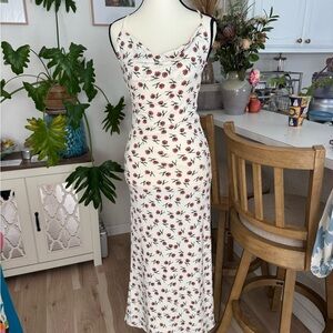 Floral Midi Dress – Size XS